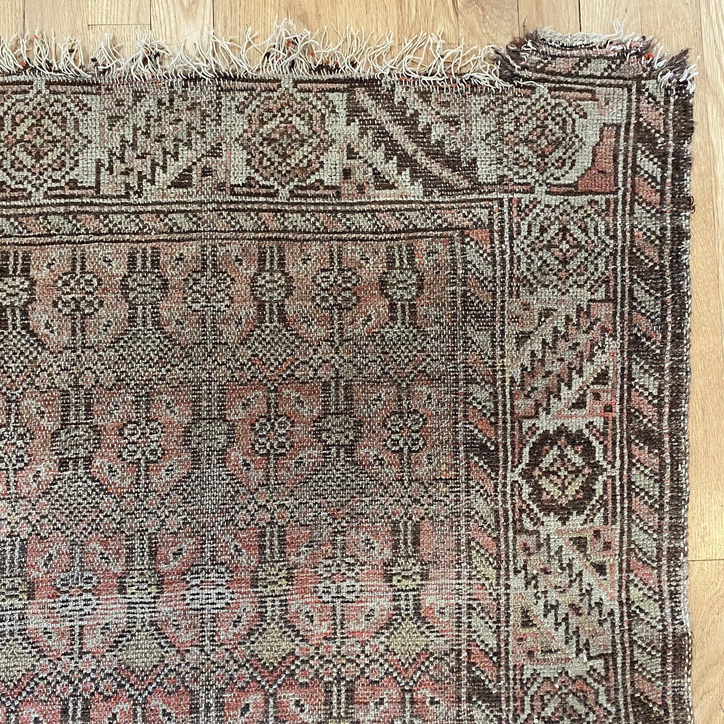 Persian Malayer, 3' 5 x 5' 8 Brown Vintage