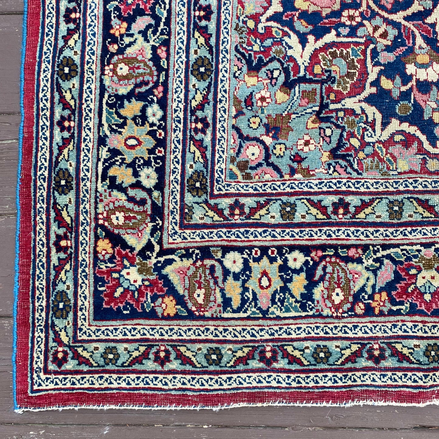 Vintage Rug, 4' 1 x 6' 7 Blue