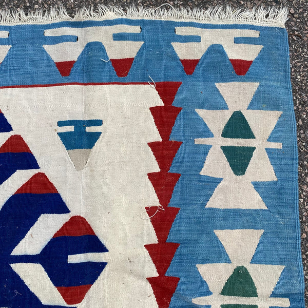 Vintage Rug, 5' 6 x 8' 10 White