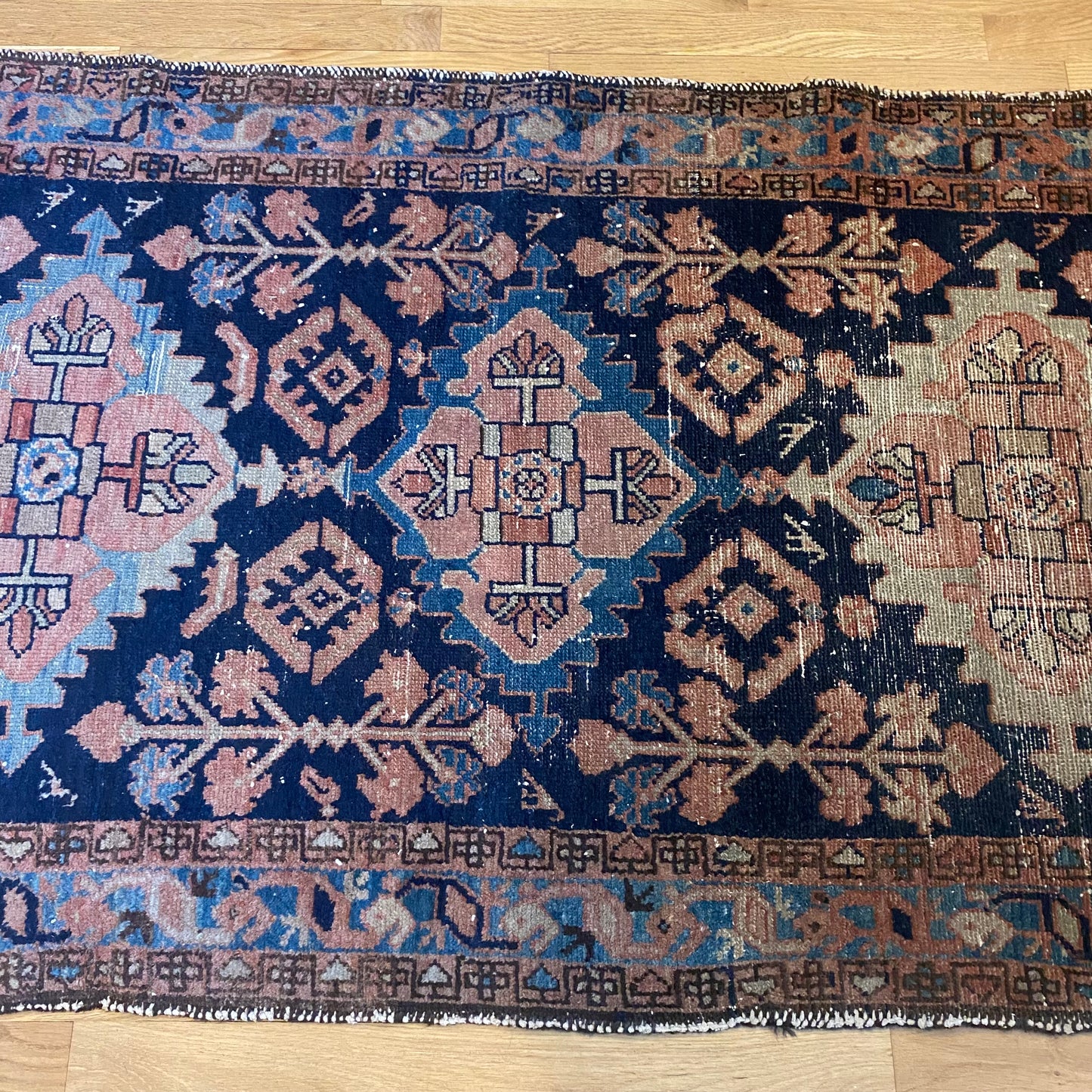 Persian Rug, 3' 1 x 5' 7 Vintage Blue