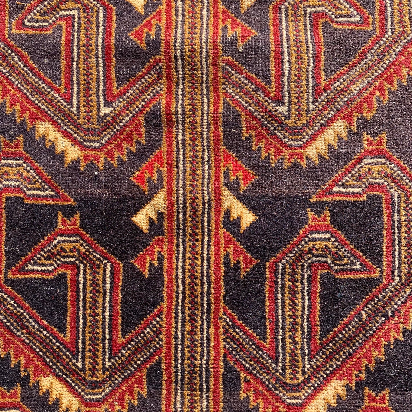 Vintage Rug, 2' 5 x 9' 3 Dark Blue