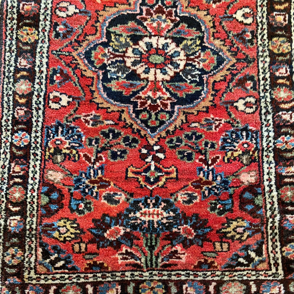 Vintage Rug, 1' 11 x 2' 11 Pink