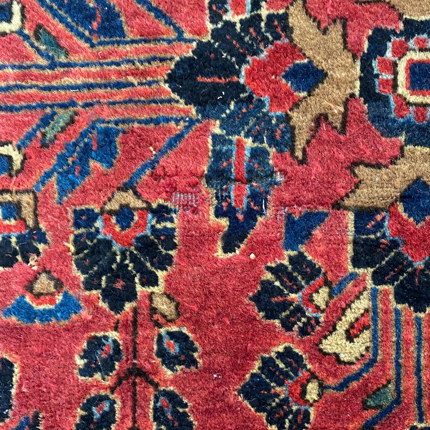 Vintage Rug, 3' 5 x 5' 4 Pink