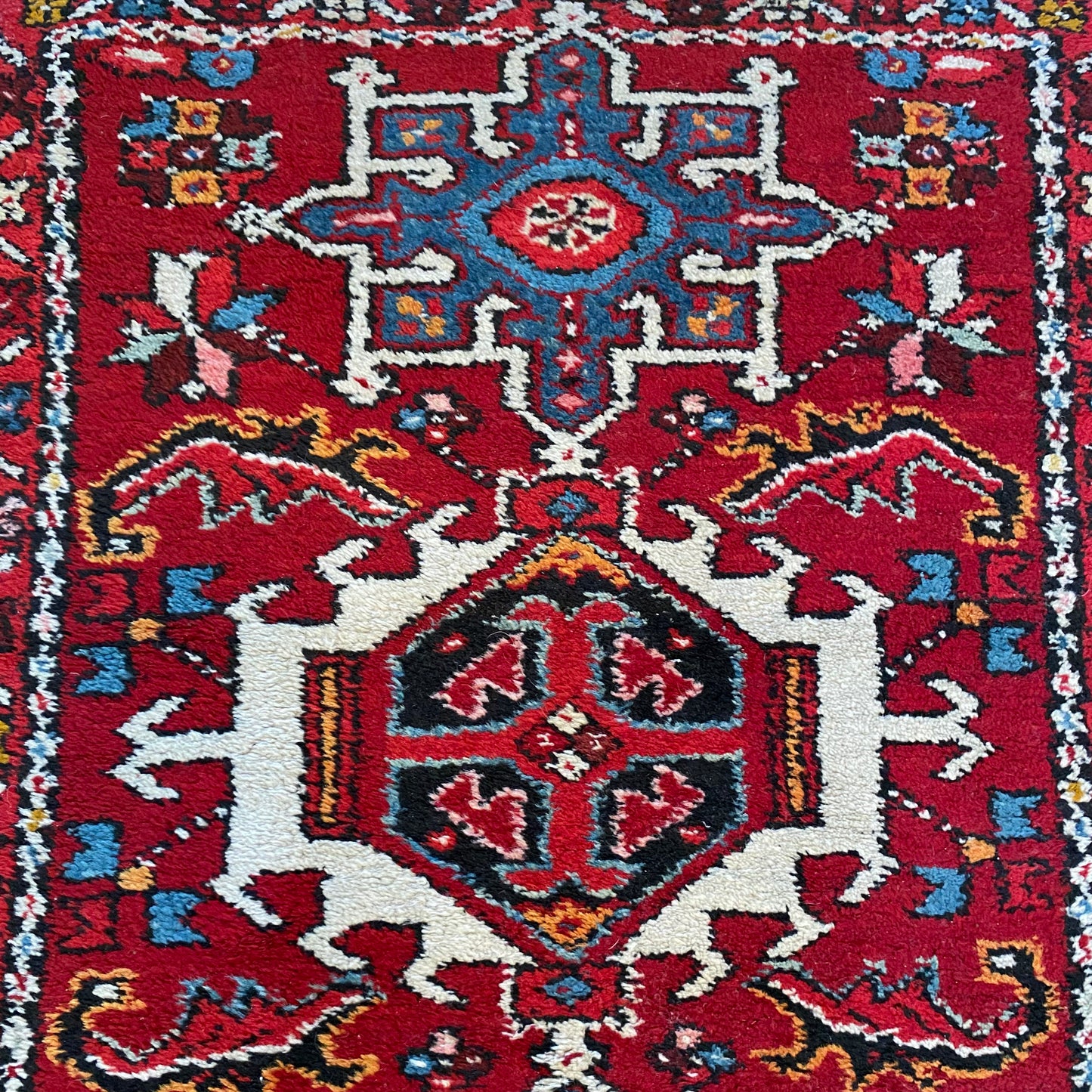 Vintage Rug, 2' 1 x 2' 11 Red