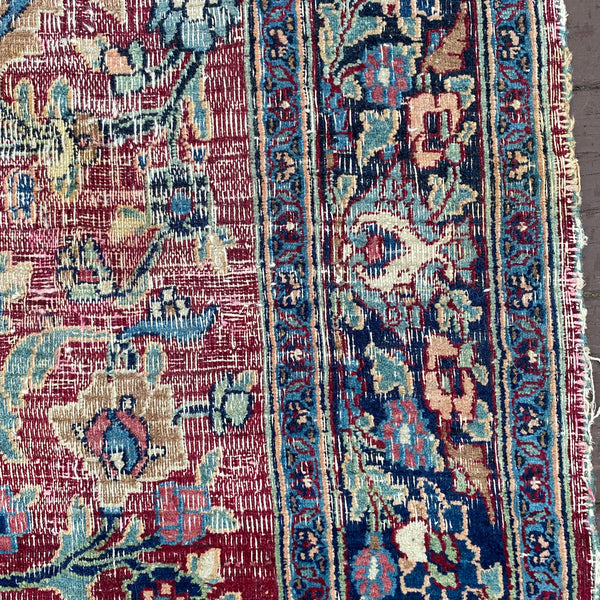 Vintage Rug, 4' 10 x 6' 7 Red Purple