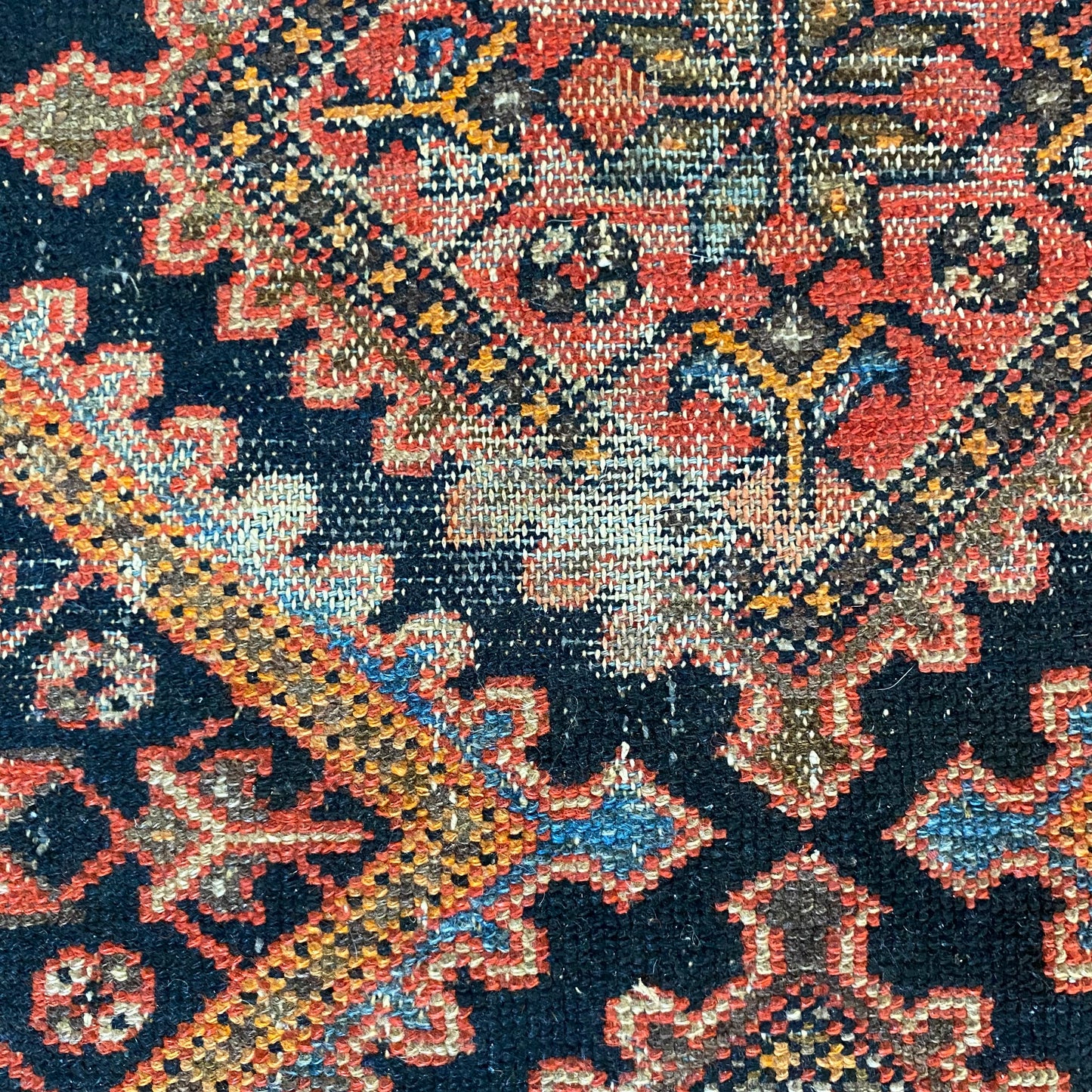 Antique Rug, 4' 1 x 6' 5 Blue