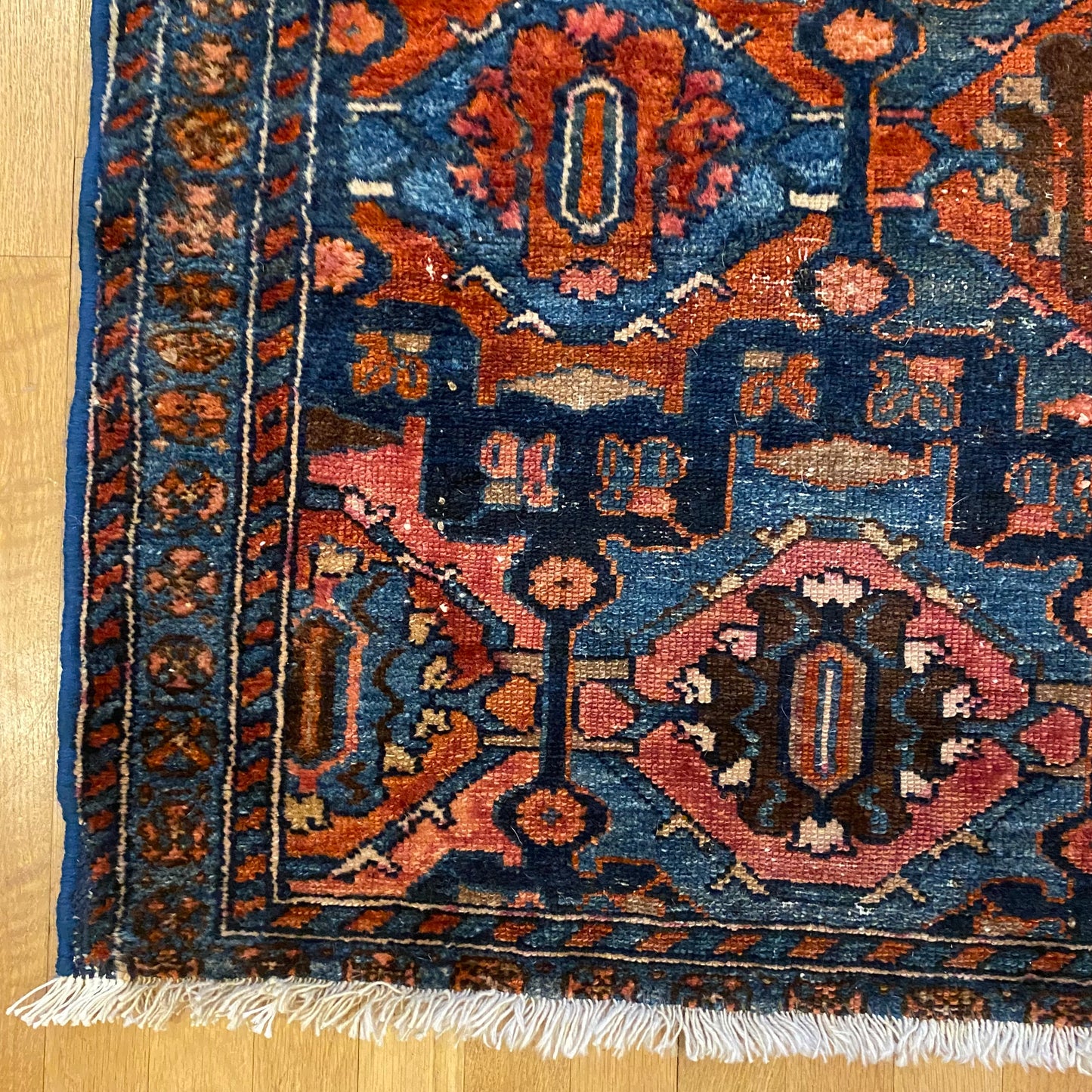 Persian Rug, 2' 9 x 5' Navy Vintage
