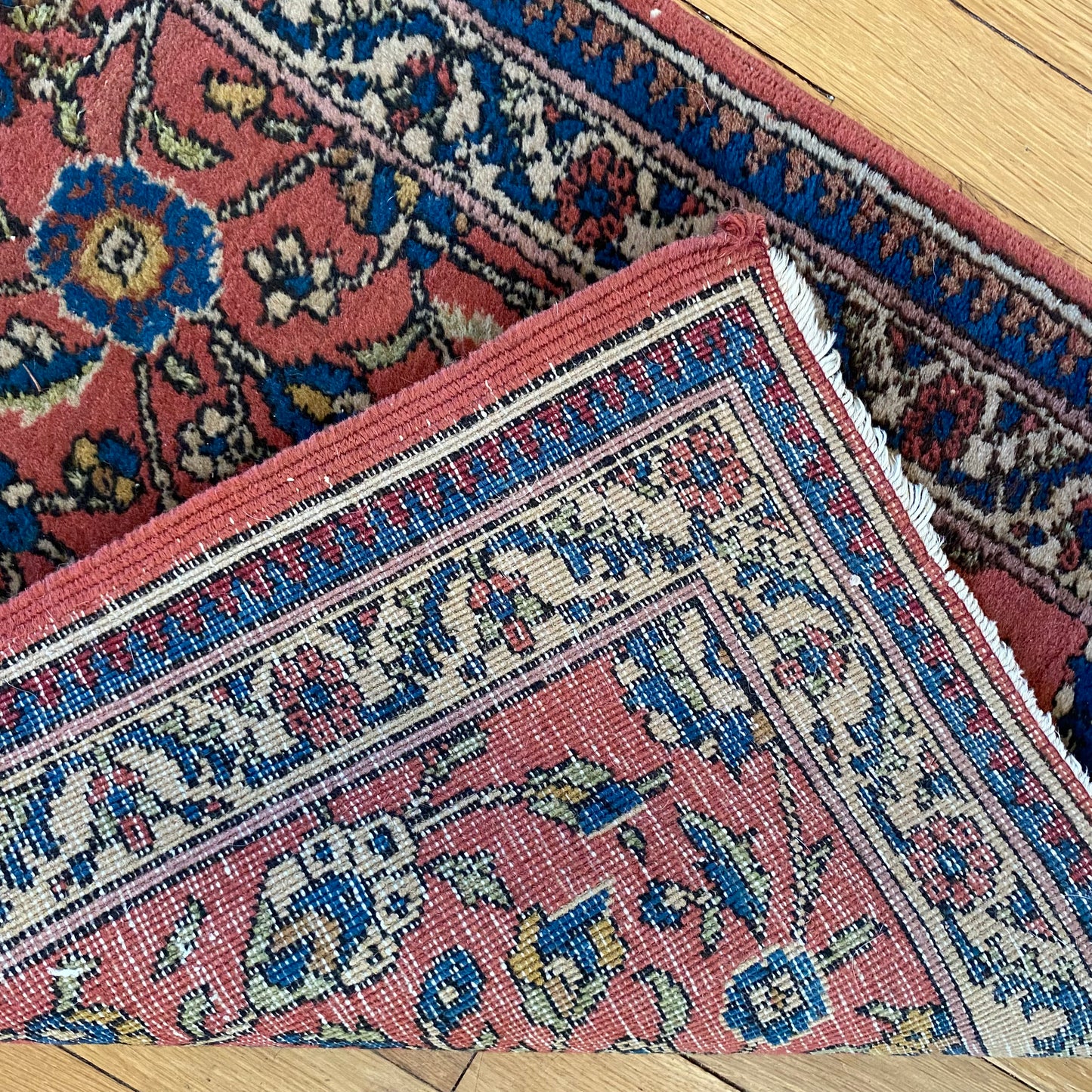 Vintage Rug, 2' 1 x 3' 7 Light Maroon