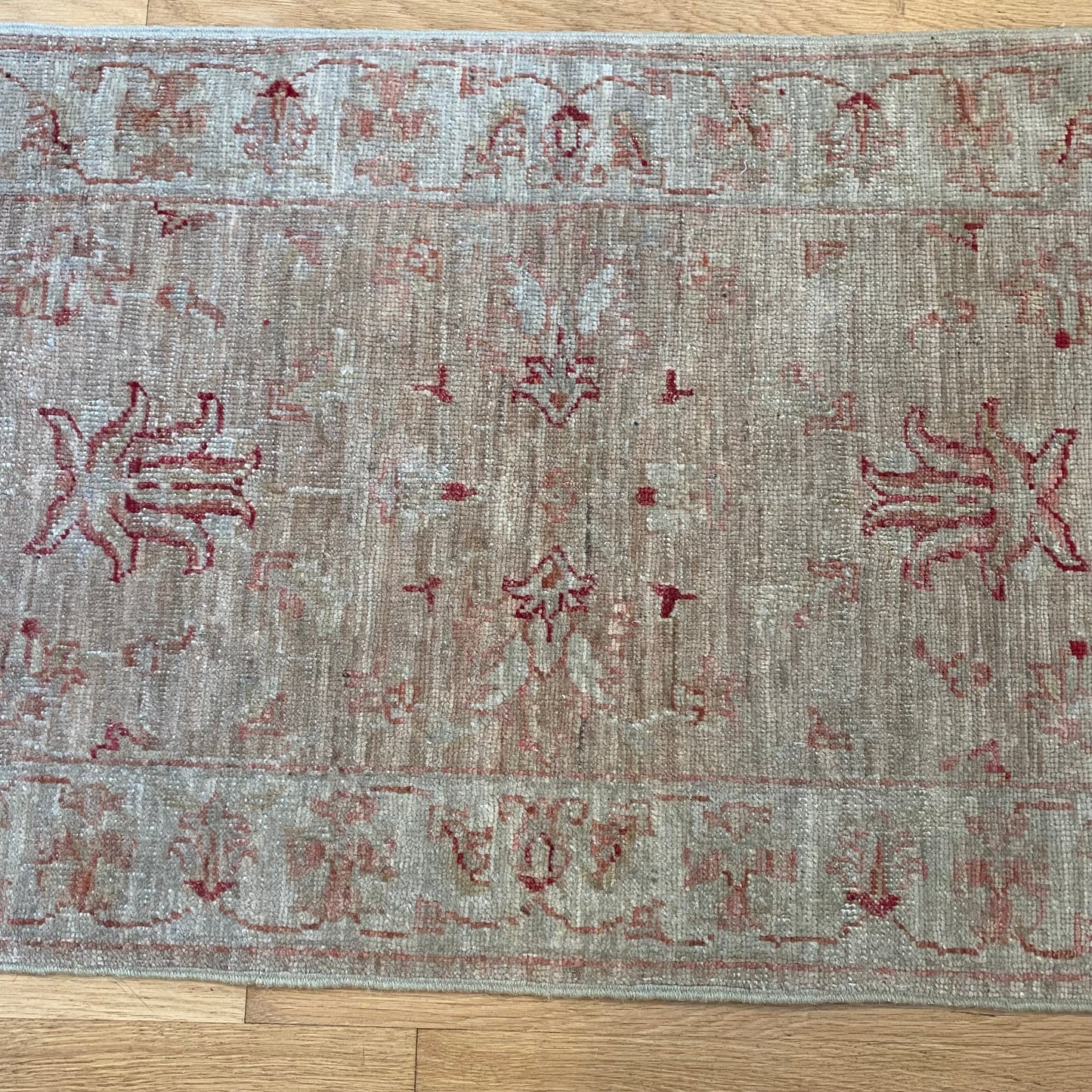 Vintage Rug, 1' 11 x 3' Beige