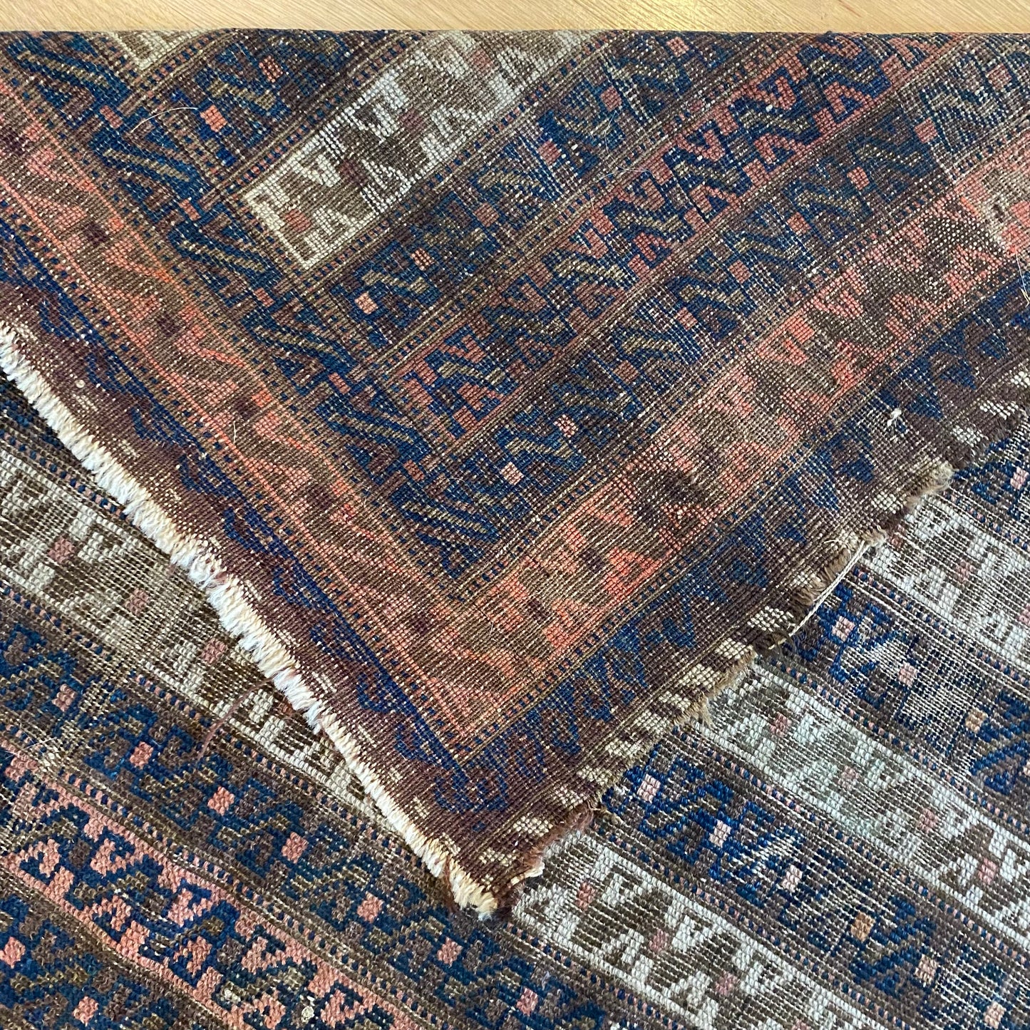 Antique Rug, 3' x 5' 1 Brown