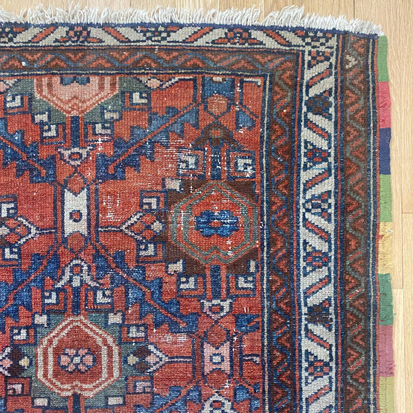 Vintage Rug, 2' 7 x 3' 9 Brown