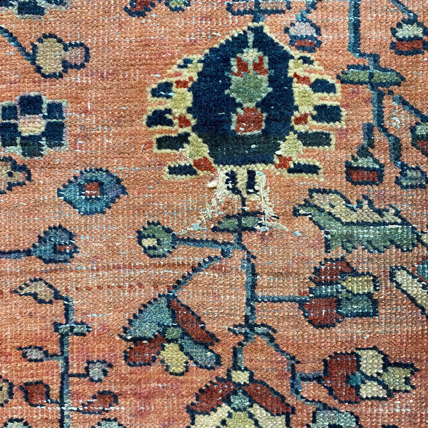 Vintage Rug, 3' 3 x 4' 9 Pink