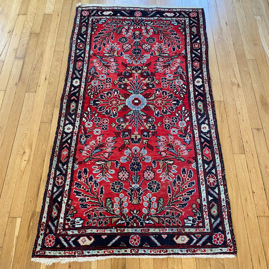 Vintage Rug, 2' 10 x 5' 3 Red