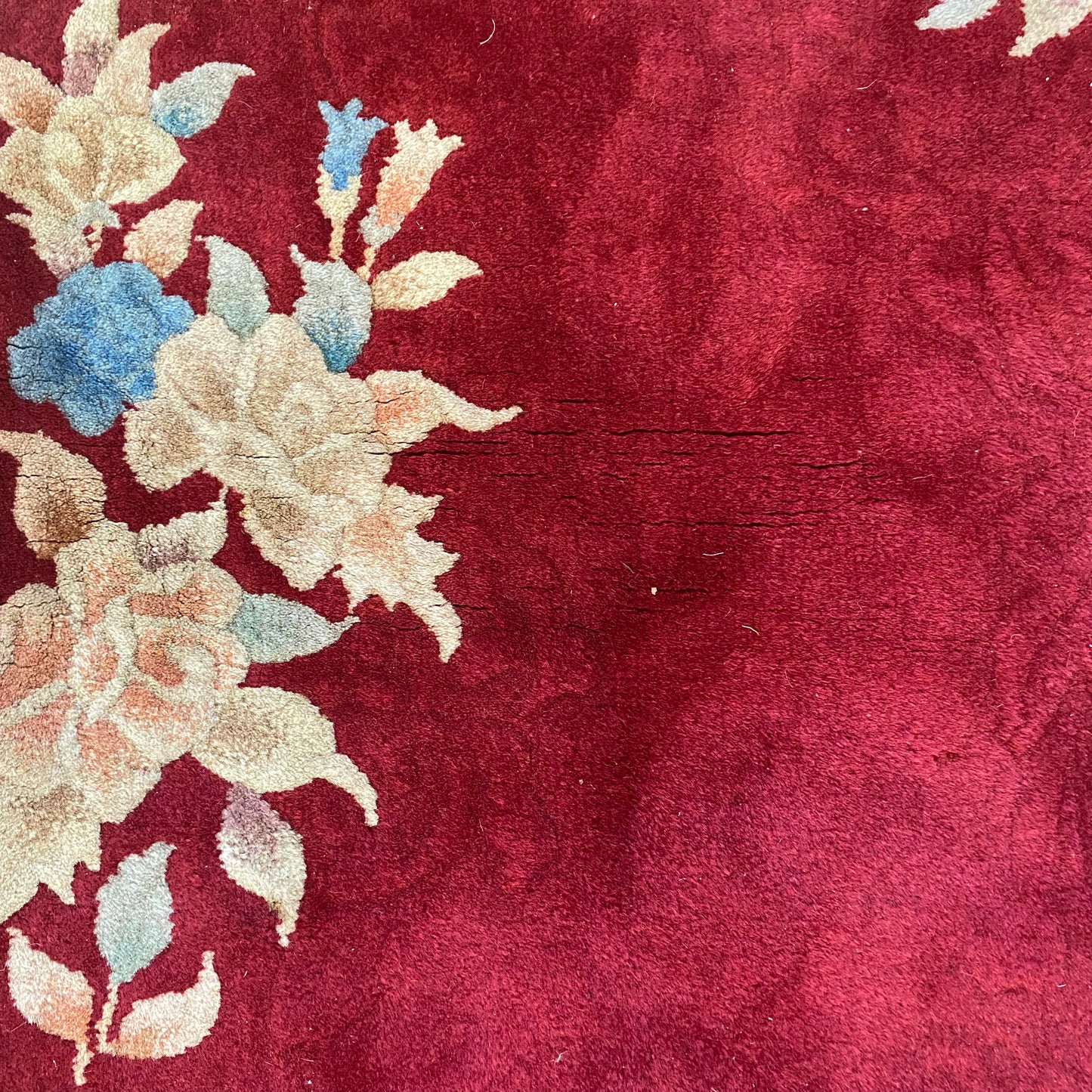 Vintage Rug, 2' x 4' 3 Red Orange