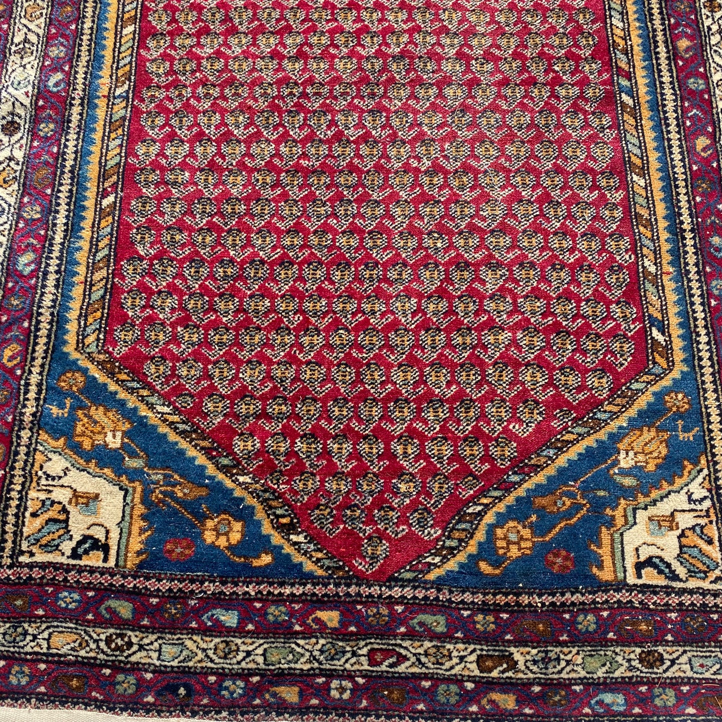 Vintage Rug, 4' 5 x 7' 2 Red
