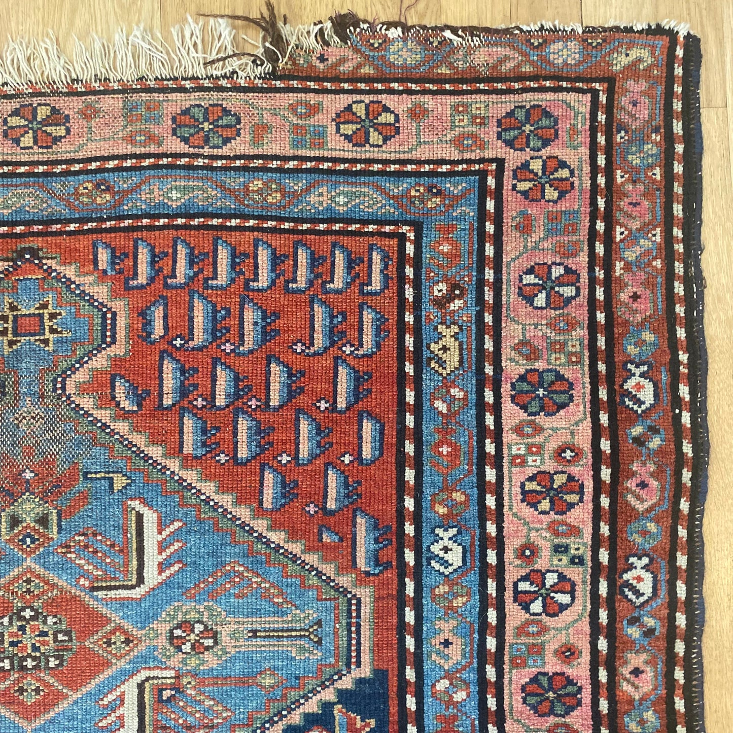 Vintage Rug, 3' 7 x 6' 4 Blue