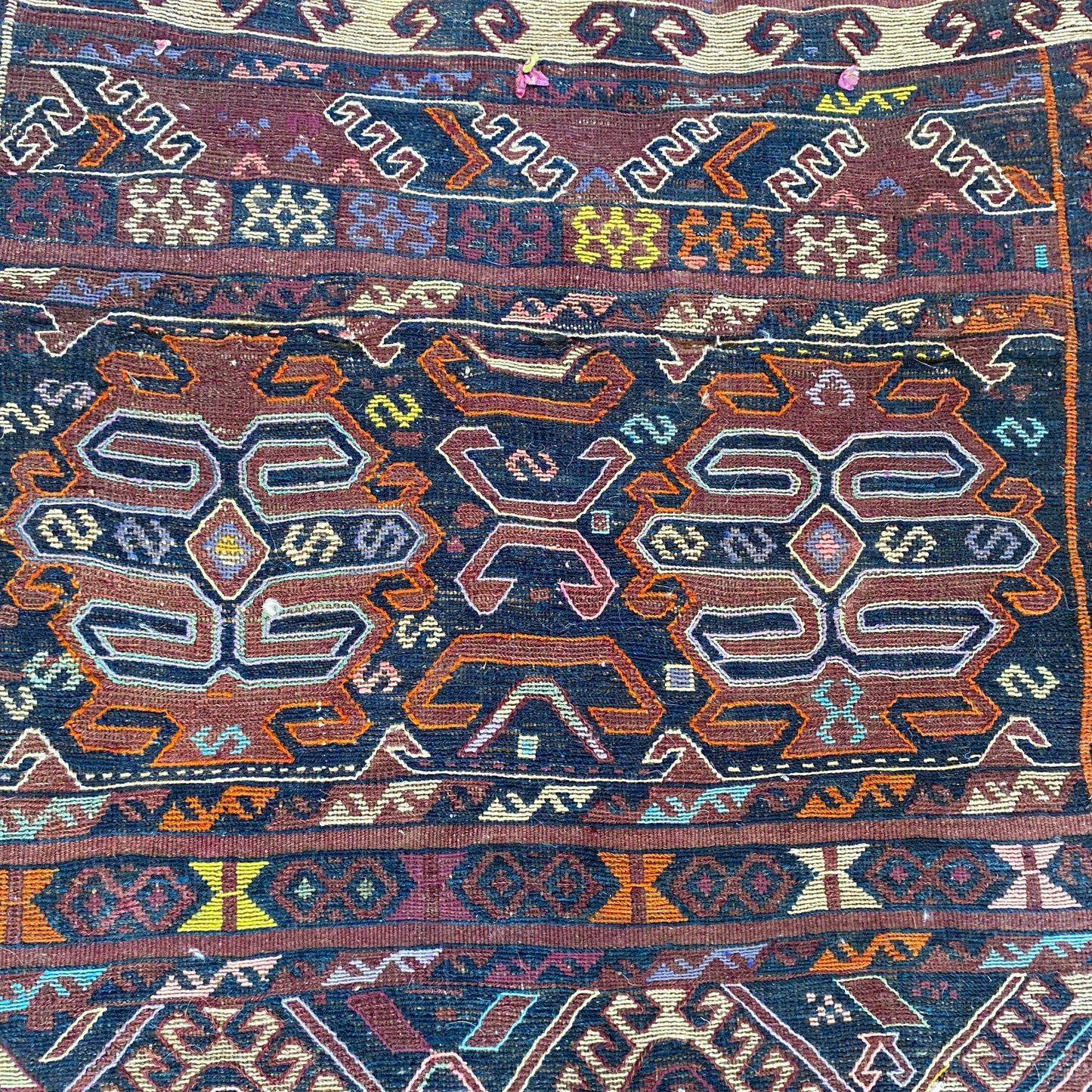 Vintage Rug, 2' 8 x 7' 3 Brown