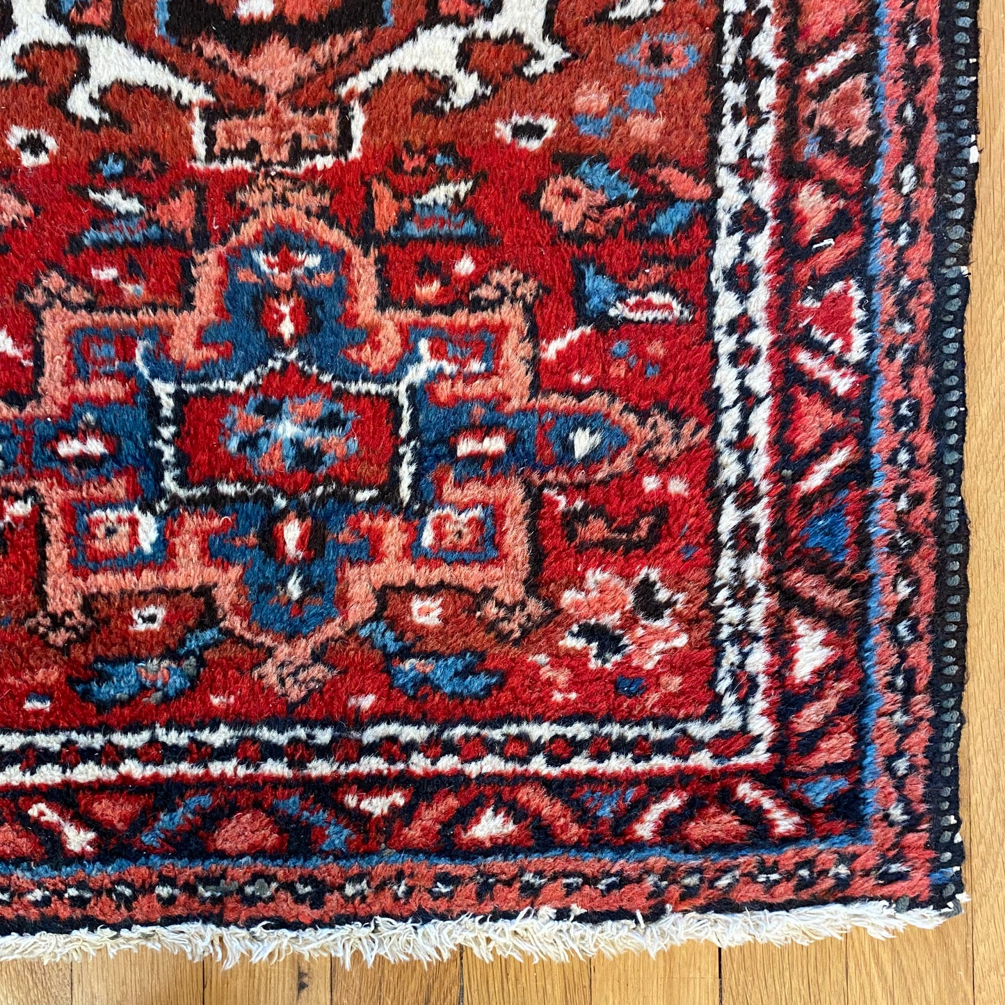 Vintage Rug, 2' 1 x 3' Red