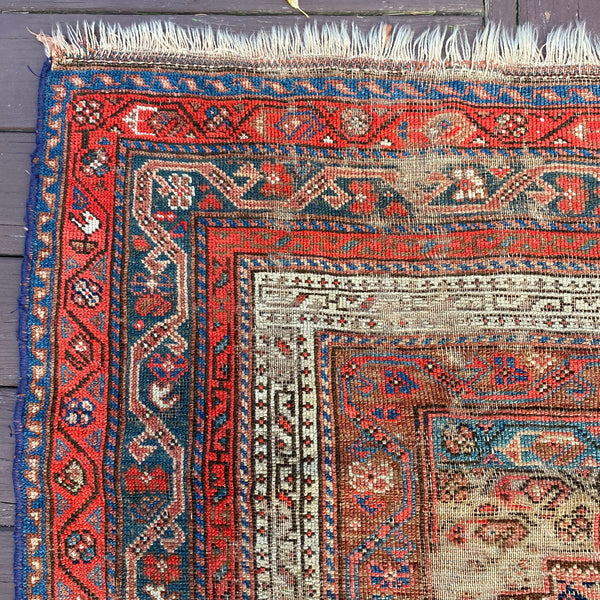 Vintage Rug, 4' 8 x 6' 9 Blue