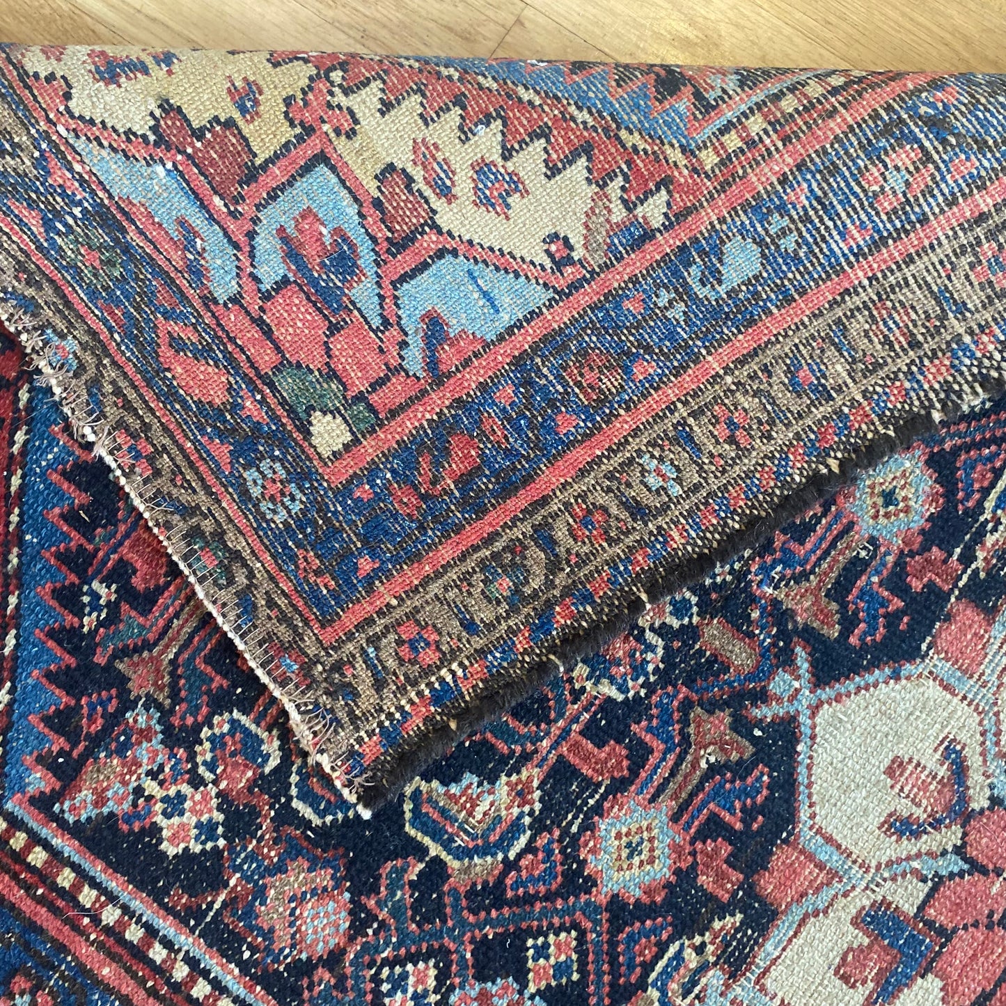 Vintage Rug, 2' 7 x 4' 4 Blue