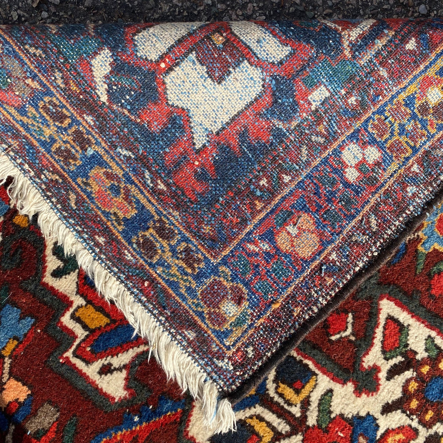 Vintage Rug, 4' 9 x 6' 11 Blue