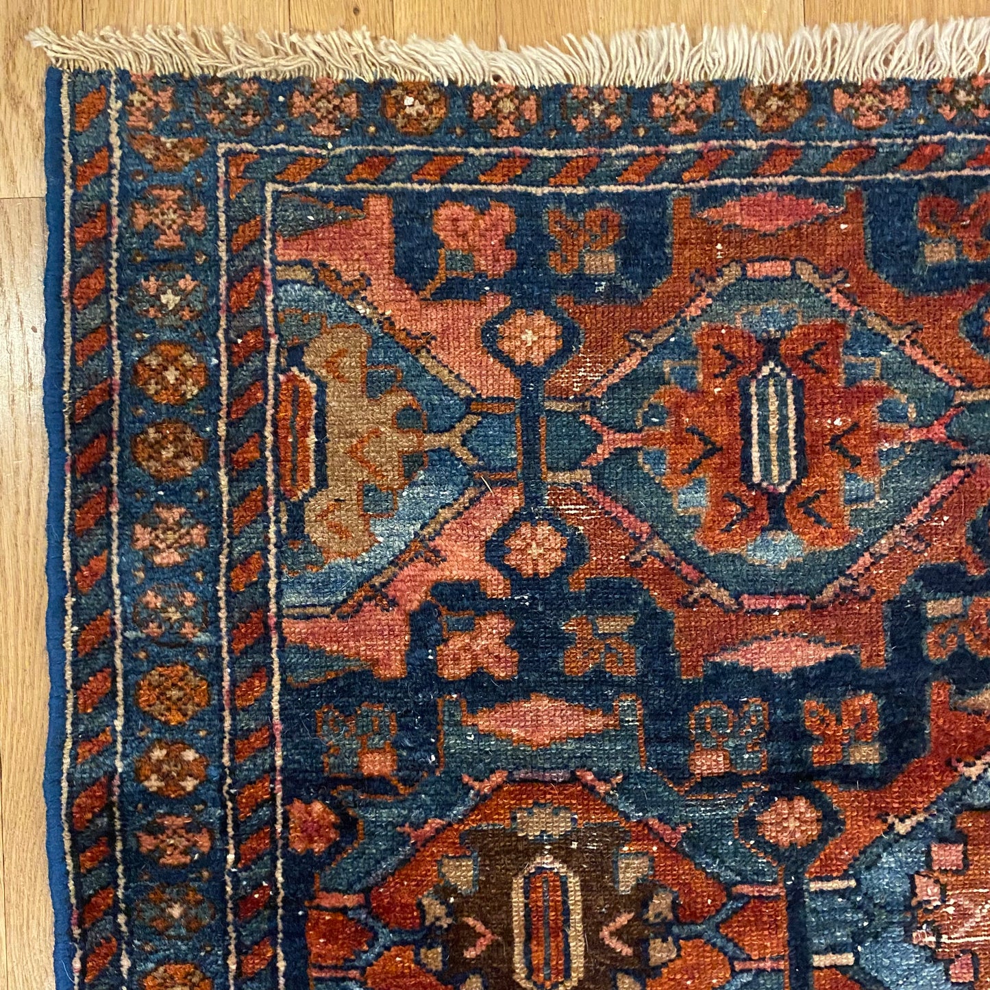 Persian Rug, 2' 9 x 5' Navy Vintage