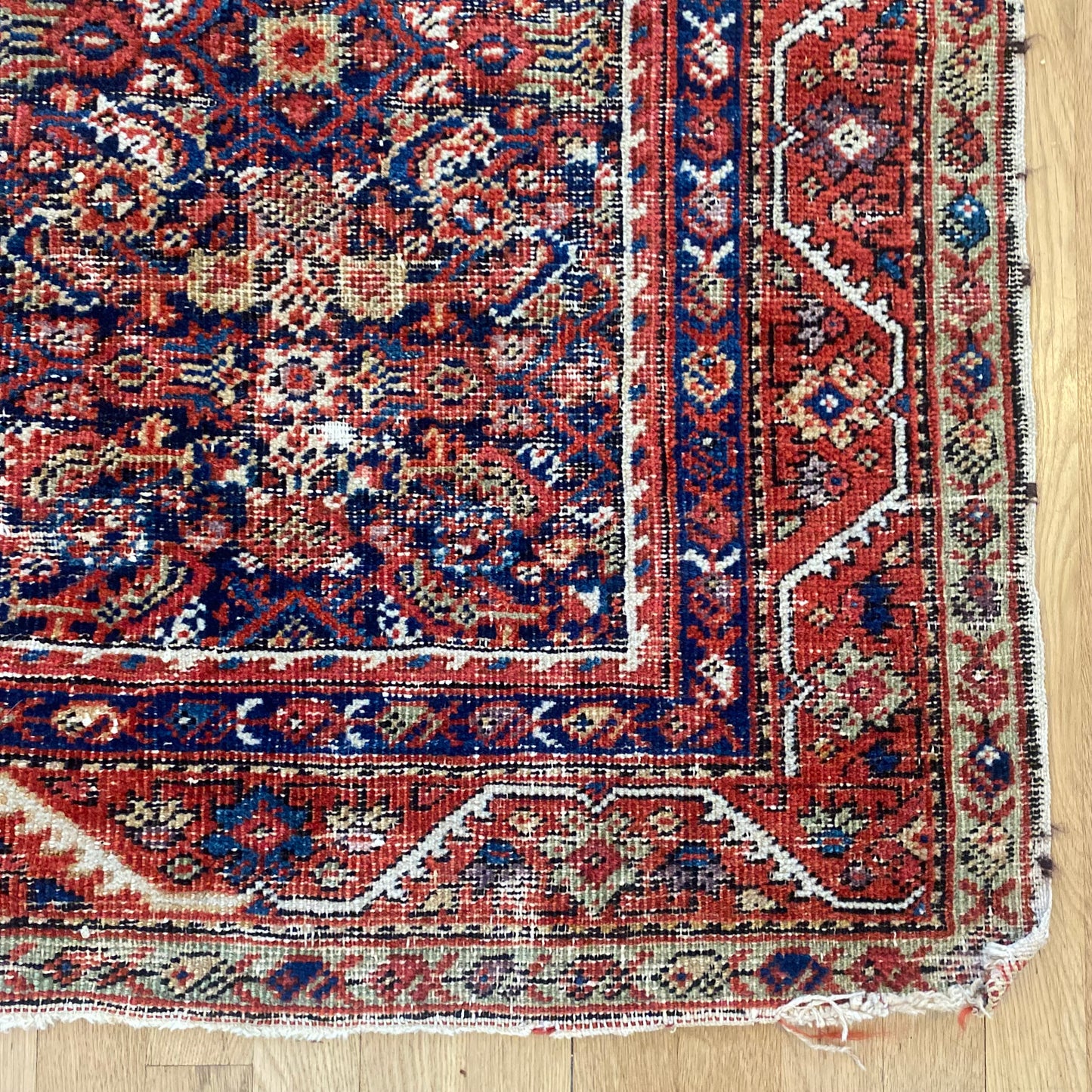Vintage Rug, 4' 1 x 6' 8 Blue
