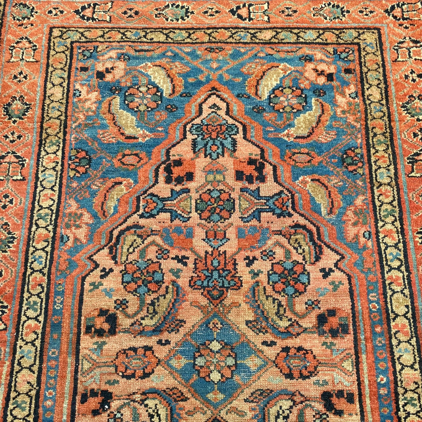 Vintage Rug, 3' 2 x 4' 9 Blue