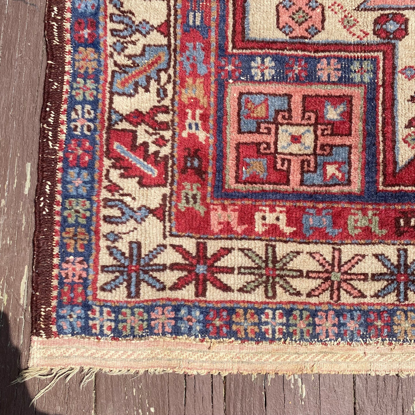 Vintage Rug, 3' 3 x 6' 10 Red