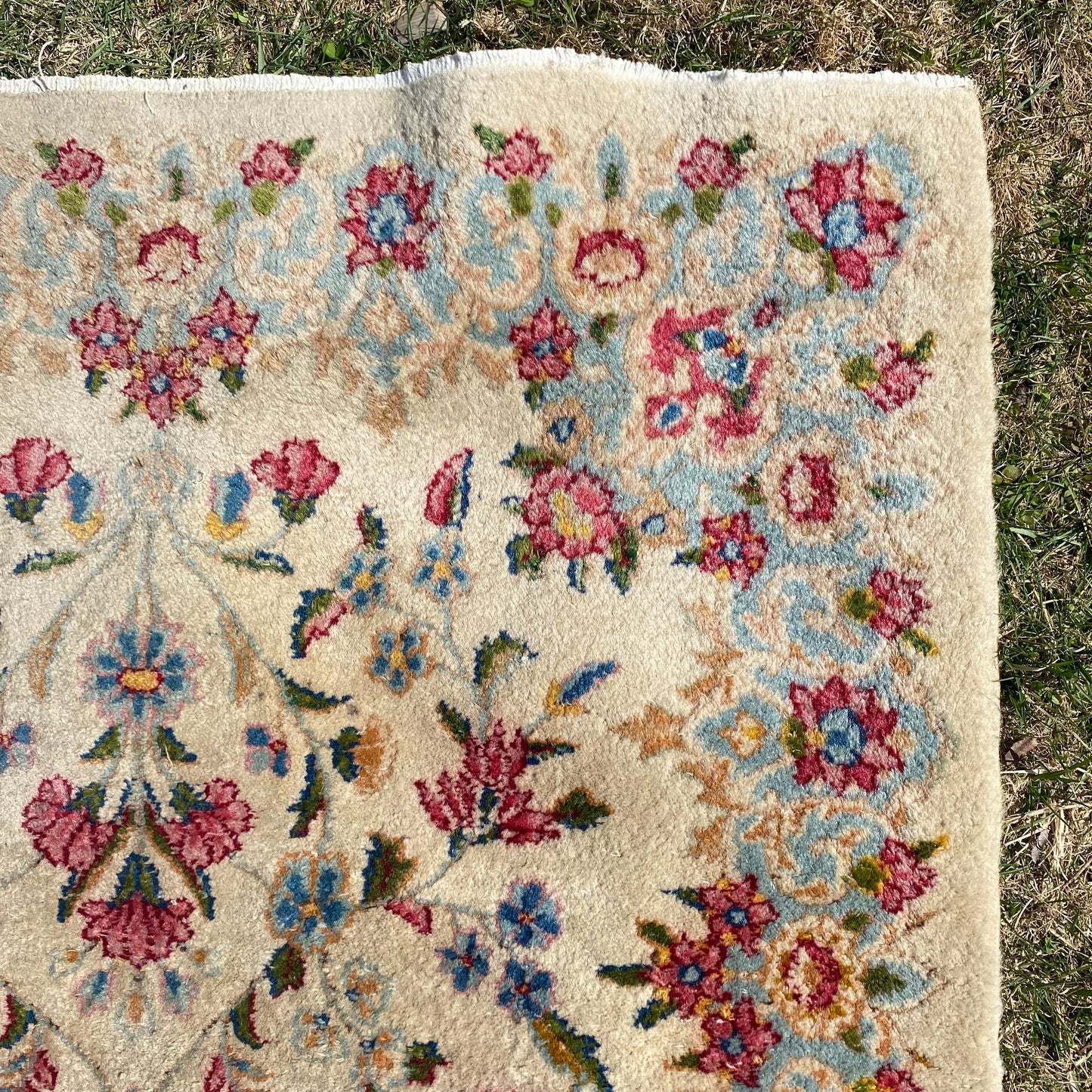 Vintage Rug, 2' 11 x 9' 5 Cream