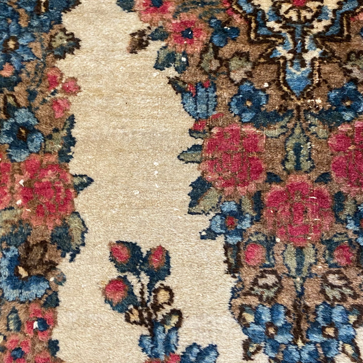 Vintage Rug, 1' 11 x 4' 3 White
