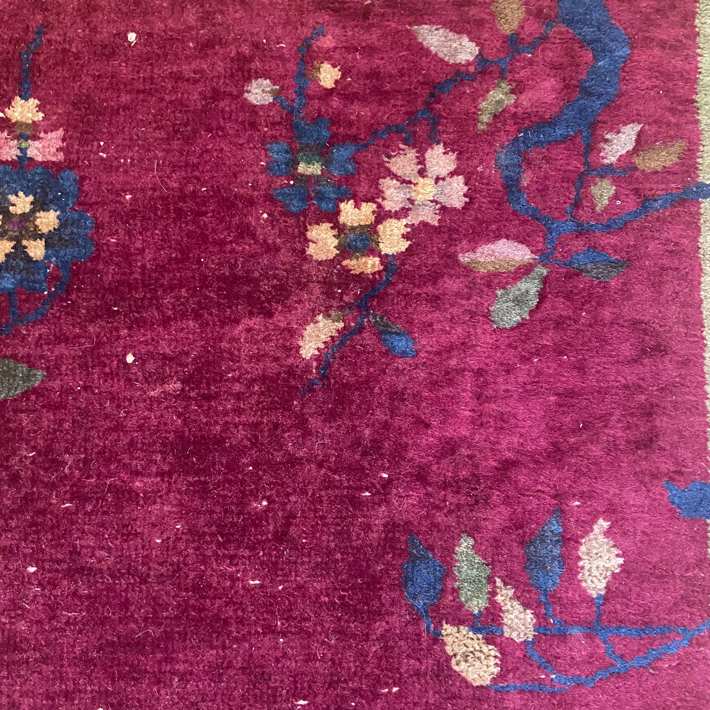 Chinese Nichols, 2' 7 x 4' 11 Vintage Purple
