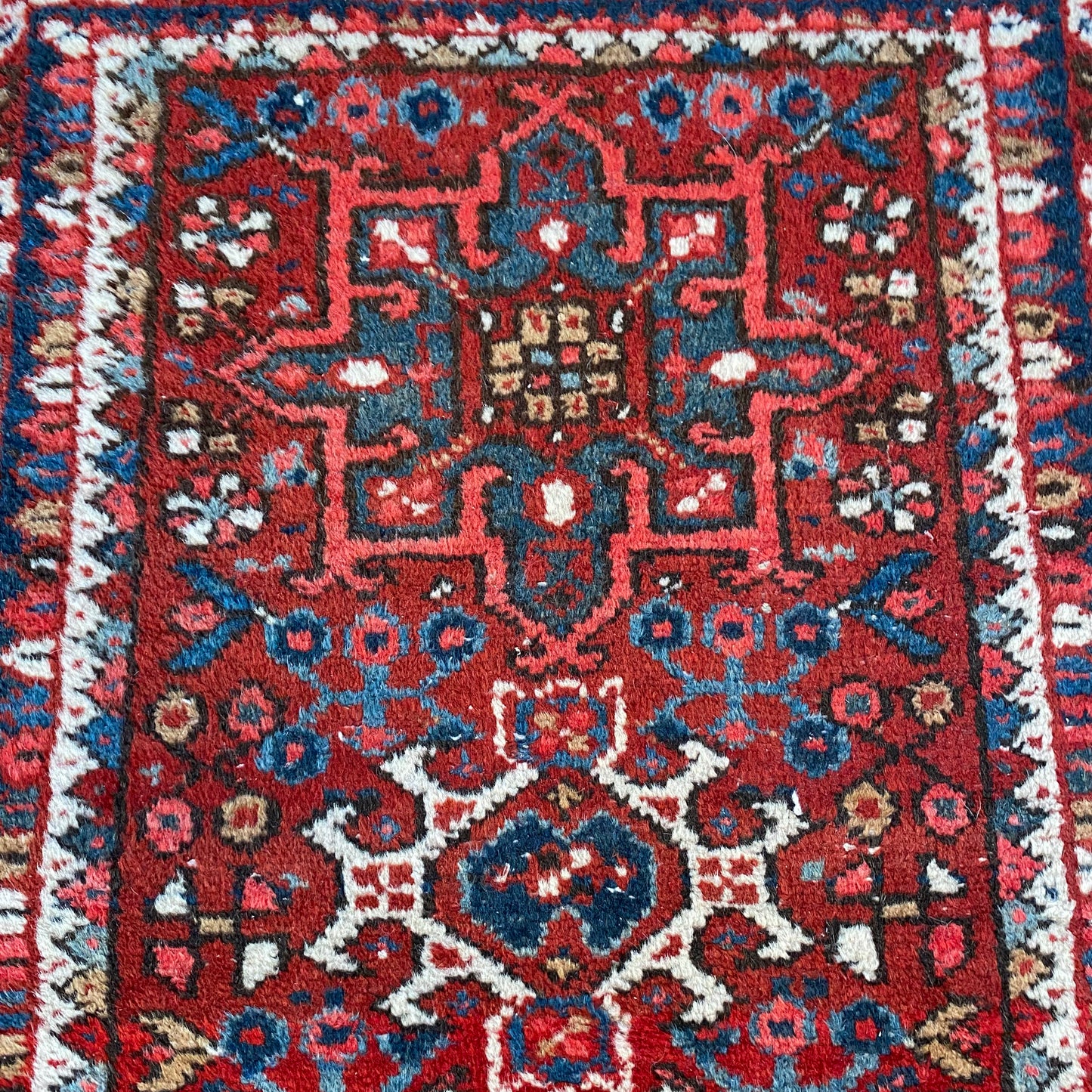 Vintage Rug, 1' 9 x 2' 8 Red
