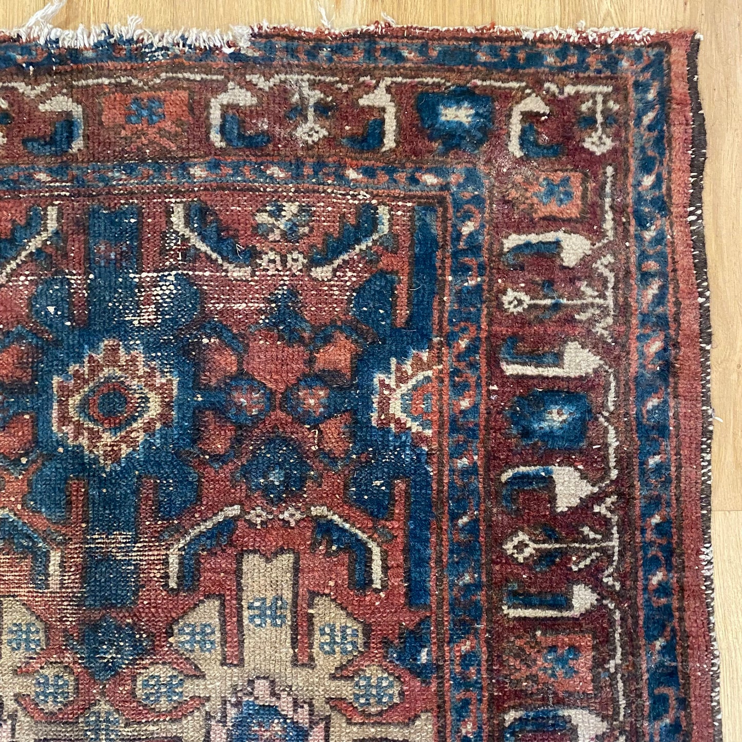 Vintage Rug, 3' 6 x 5' 11 Blue