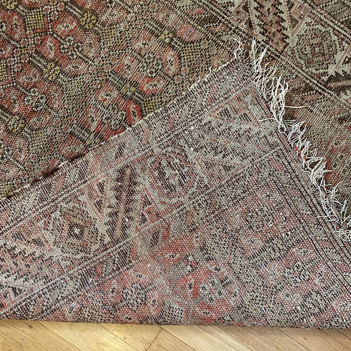 Persian Malayer, 3' 5 x 5' 8 Brown Vintage