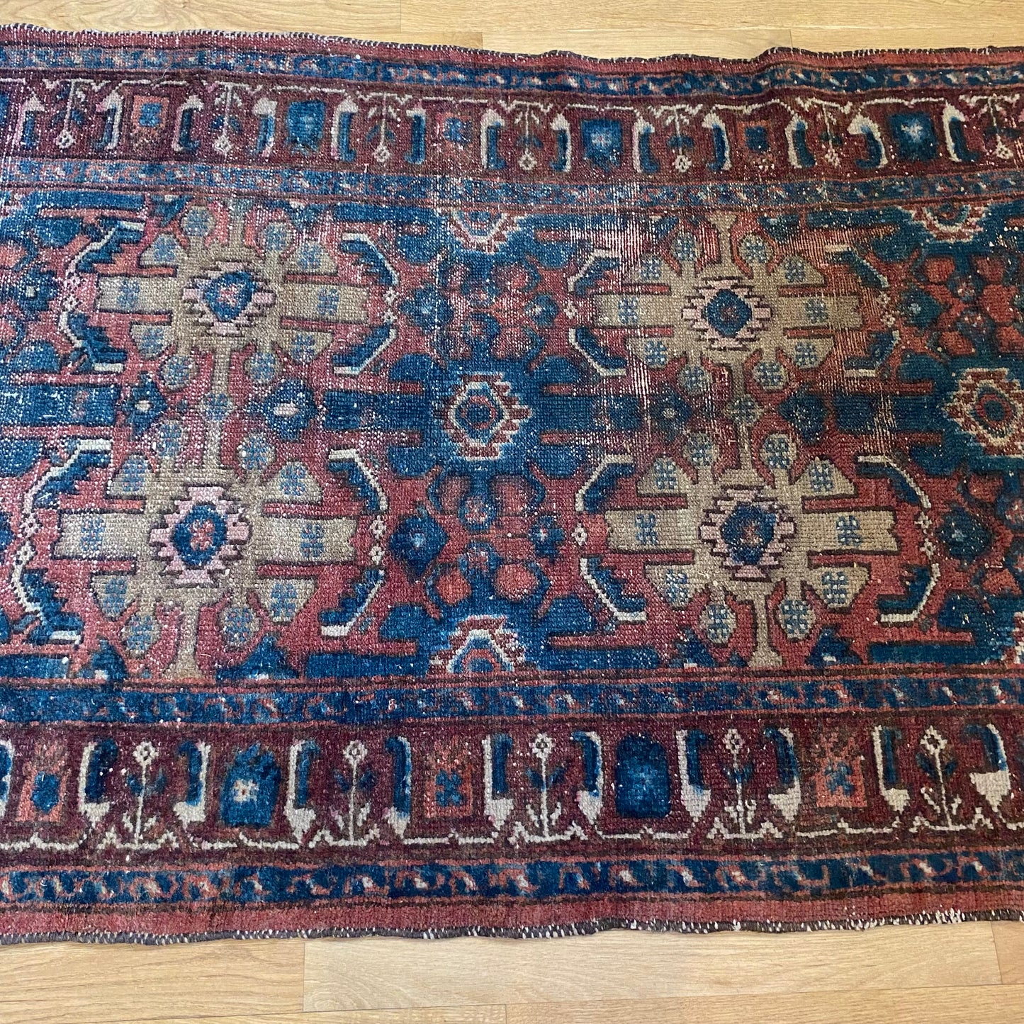 Vintage Rug, 3' 6 x 5' 11 Blue