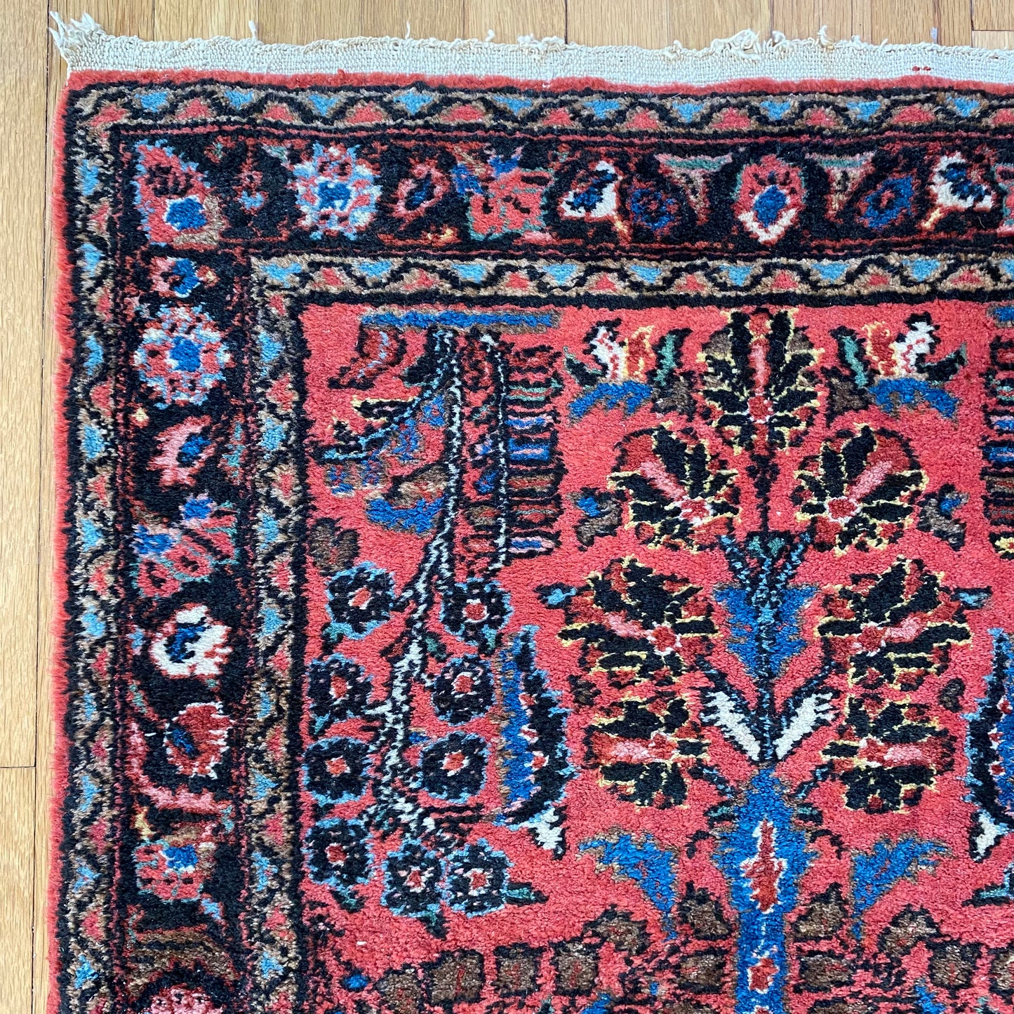 Vintage Rug, 2' 7 x 4' 3 Pink