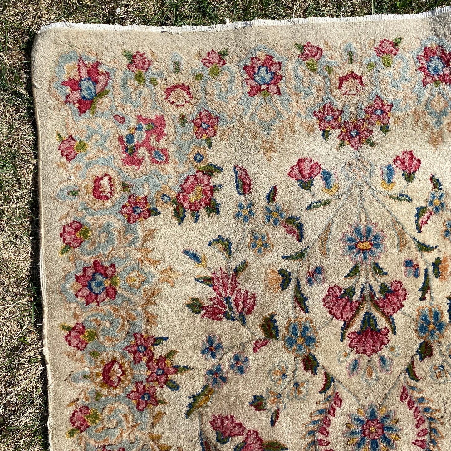 Vintage Rug, 2' 11 x 9' 5 Cream