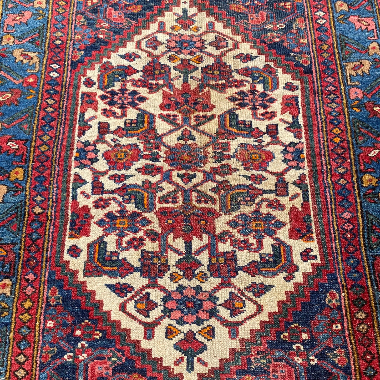Vintage Rug, 3' 5 x 6' 11 Blue
