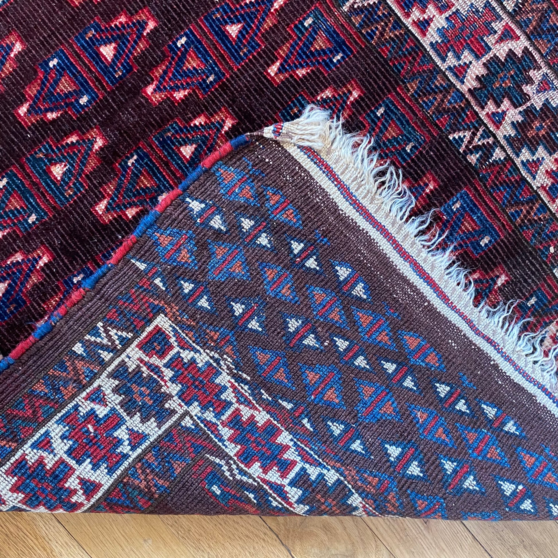 Turkmen Ensi, 3' 11 x 5' 4 Vintage Brown - Jessie's Oriental Rugs