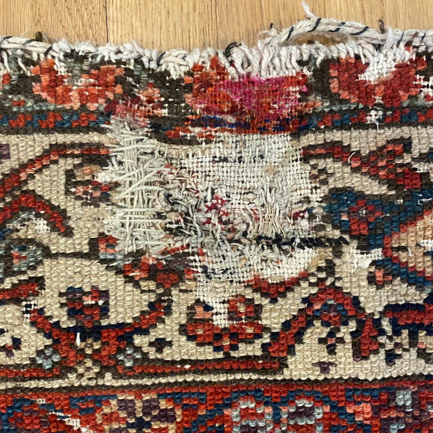 Vintage Rug, 3' 9 x 5' 8 Blue