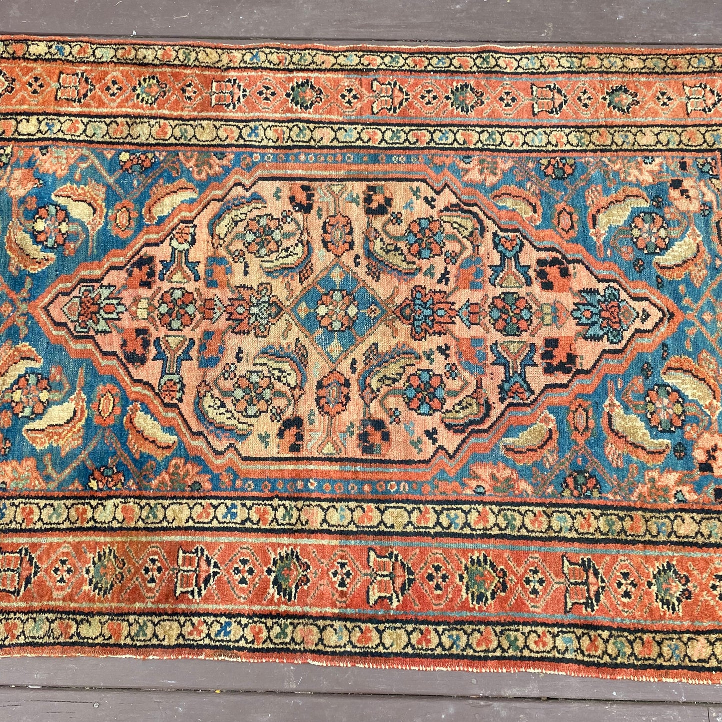 Vintage Rug, 3' 2 x 4' 9 Blue