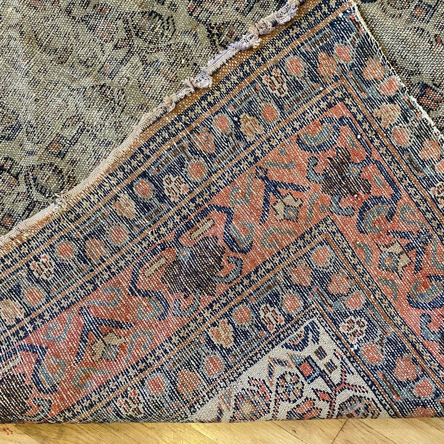 Vintage Rug, 4' 4 x 6' 3 Cream
