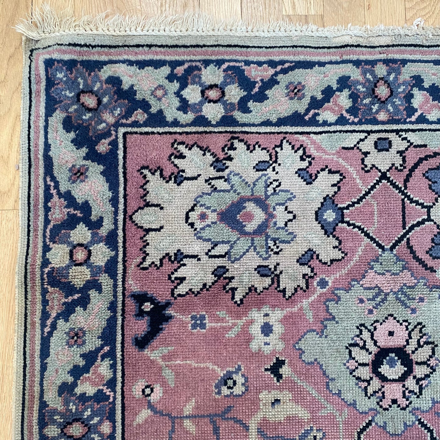 Vintage Rug, 3' 2 x 4' 11 Dark Rose