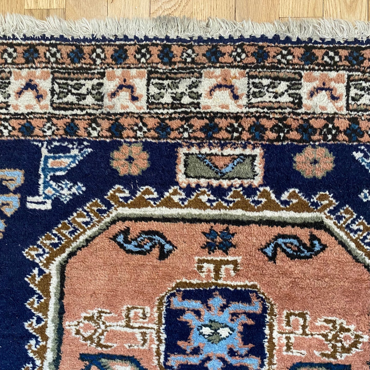 Persian Meshkin, 3' 9 x 5' 4 Blue