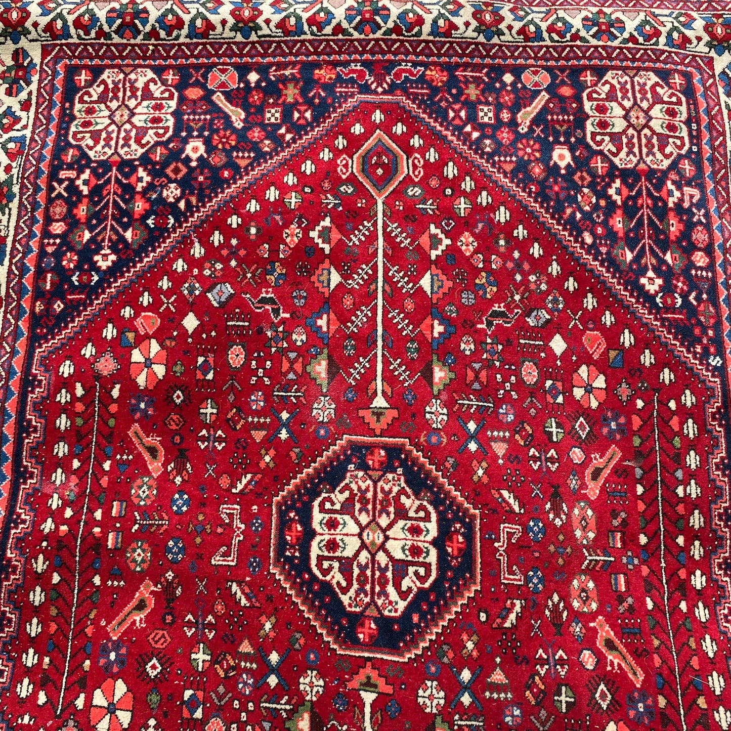 Vintage Rug, 4' 11 x 6' 7 Red