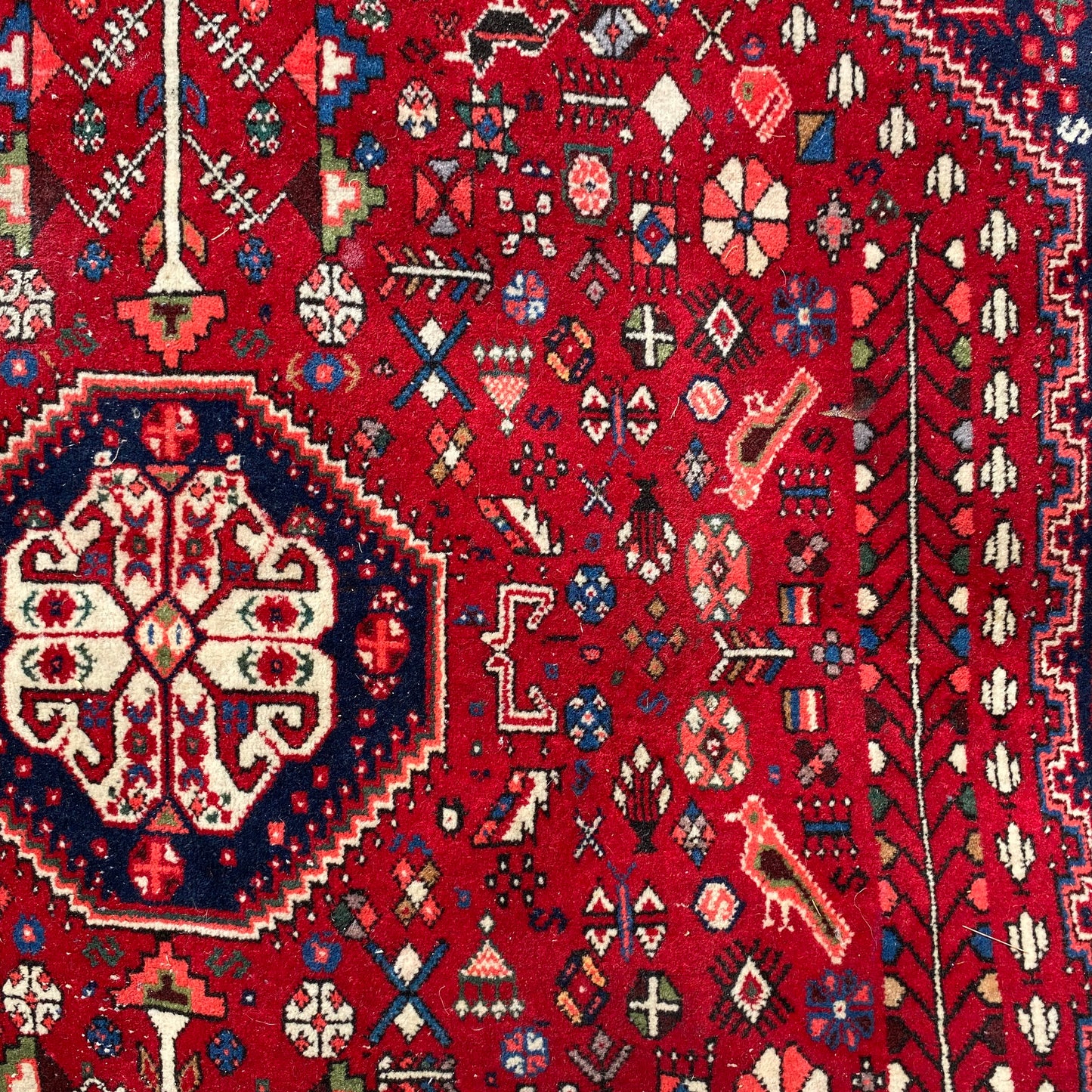 Vintage Rug, 4' 11 x 6' 7 Red