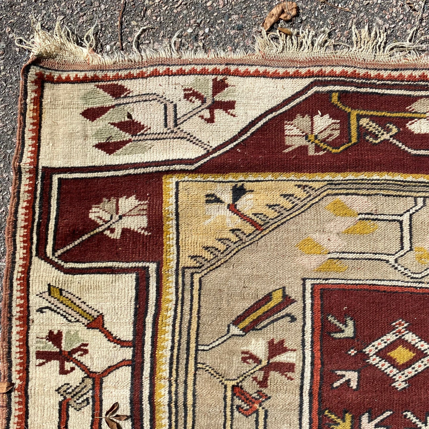 Vintage Rug, 4' x 7' 5 Brown