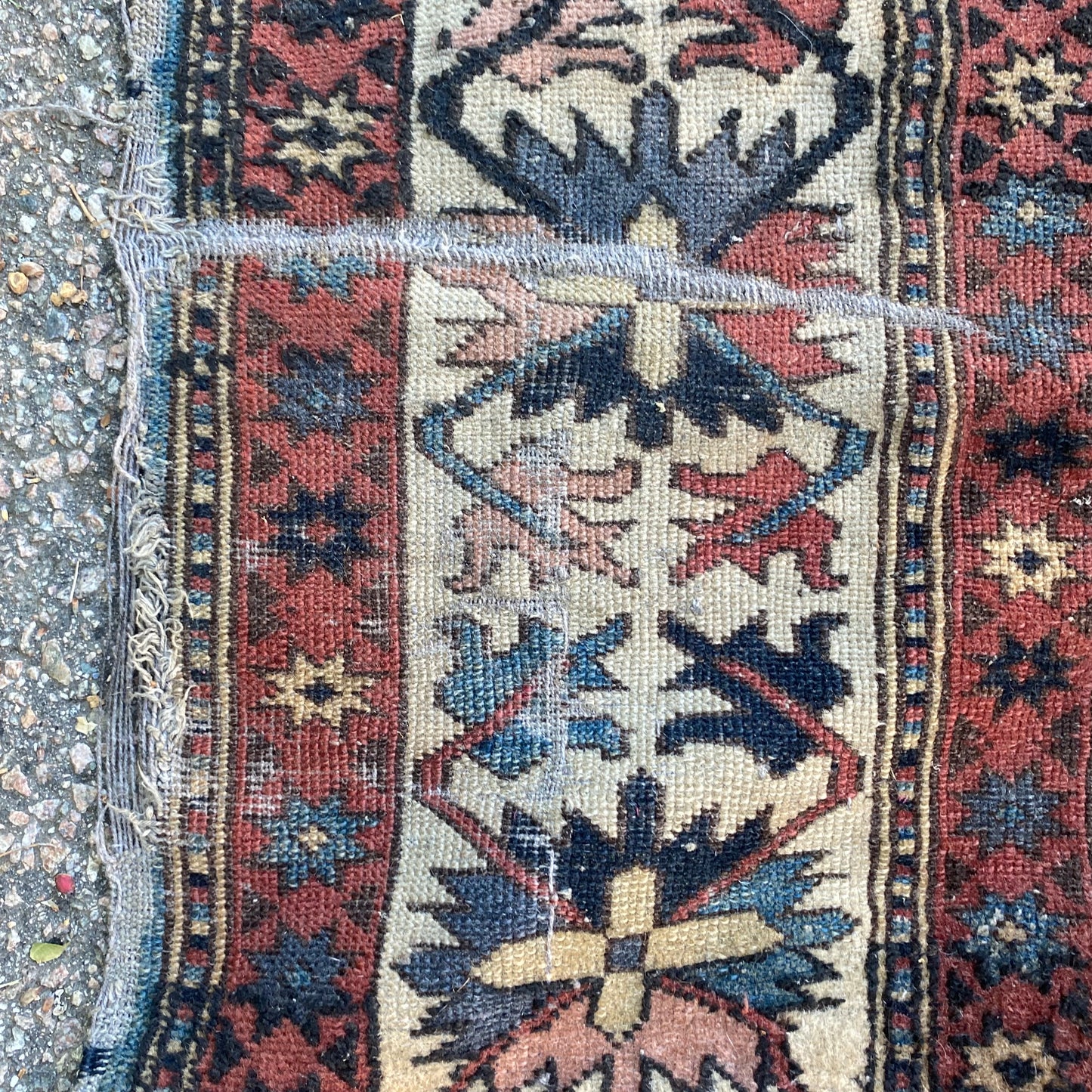 Vintage Rug, 5' 9 x 7' 4 Blue