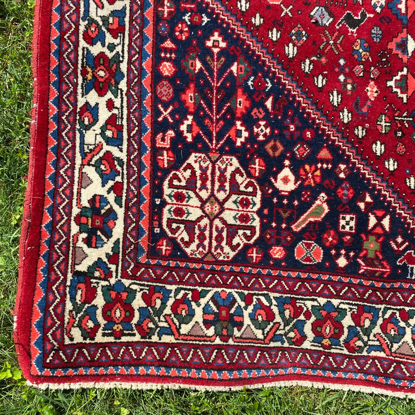 Vintage Rug, 4' 11 x 6' 7 Red